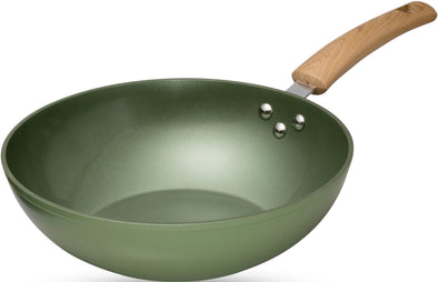 Tigaie Wok cu acoperire ceramica antiaderenta CeraVegan - LunaHome.ro