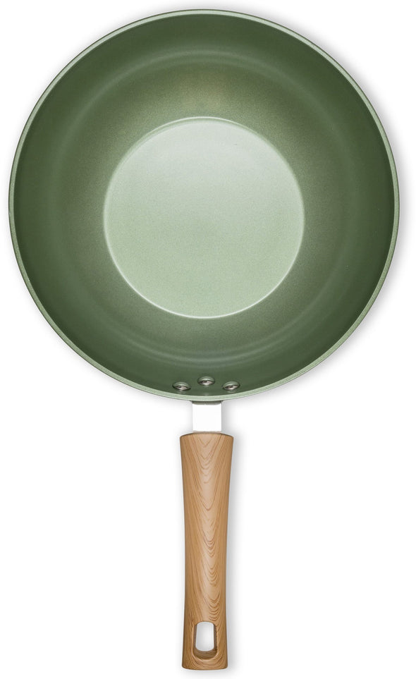Tigaie Wok cu acoperire ceramica antiaderenta CeraVegan - LunaHome.ro