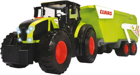 Tractor de jucărie CLAAS cu remorcă cu lumina si sunet - LunaHome.ro