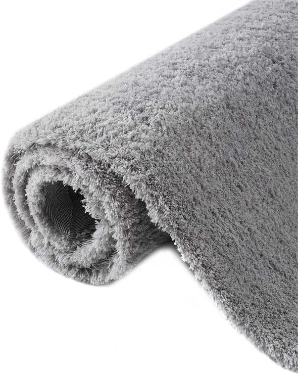 Traversa Shaggy Magong foarte pufos gri 80x150 cm