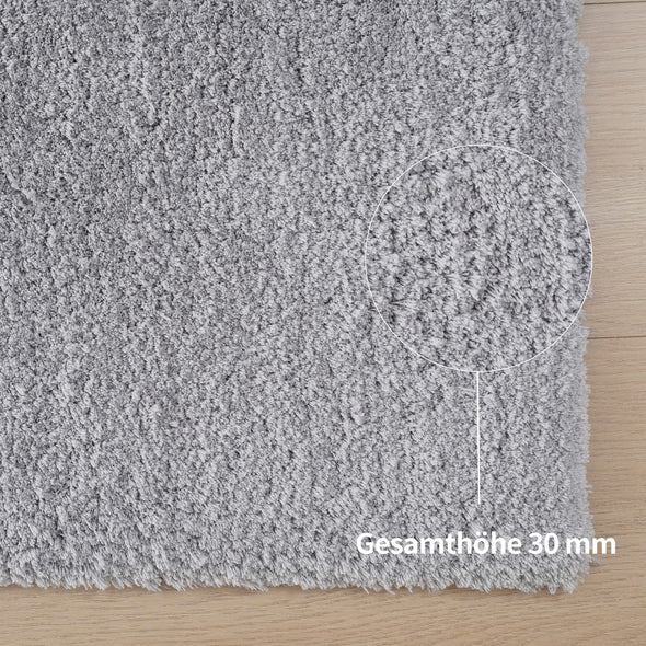 Traversa Shaggy Magong foarte pufos gri 80x150 cm