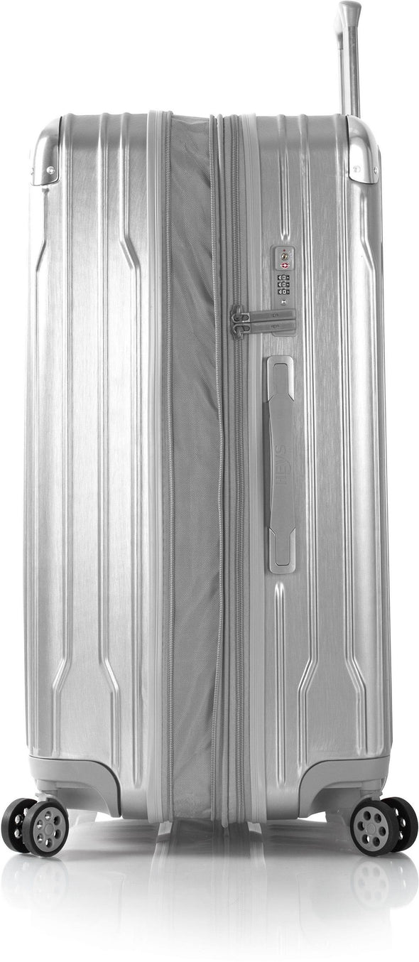 Troller Heys Xtrack 76 cm, bagaj de cală argintiu cu volum extensibil - LunaHome.ro