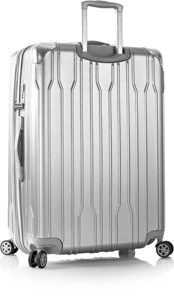 Troller Heys Xtrack 76 cm, bagaj de cală argintiu cu volum extensibil - LunaHome.ro