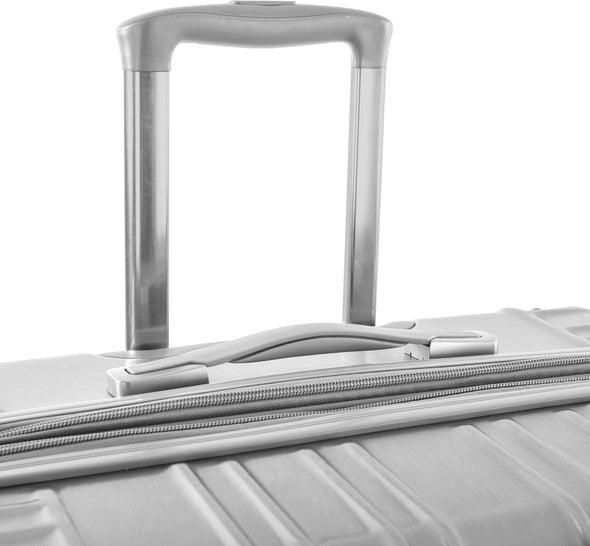 Troller Heys Xtrack 76 cm, bagaj de cală argintiu cu volum extensibil - LunaHome.ro