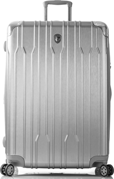 Troller Heys Xtrack 76 cm, bagaj de cală argintiu cu volum extensibil - LunaHome.ro