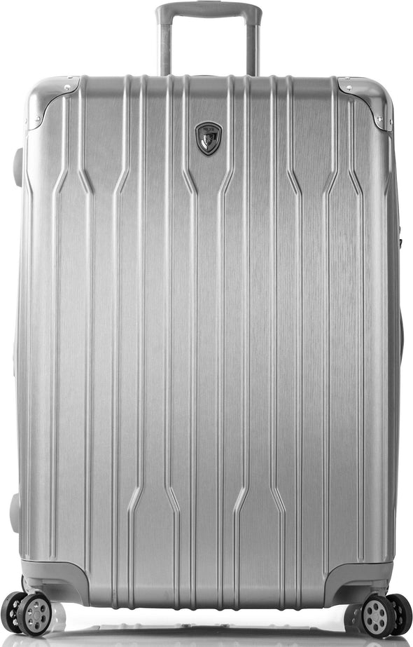 Troller Heys Xtrack 76 cm, bagaj de cală argintiu cu volum extensibil - LunaHome.ro