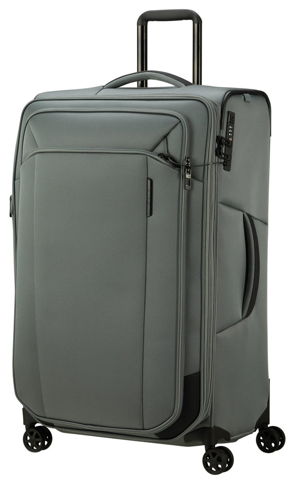 Troller Samsonite Respark gri cu 4 roti bagaj 43x67x29 xcm - LunaHome.ro
