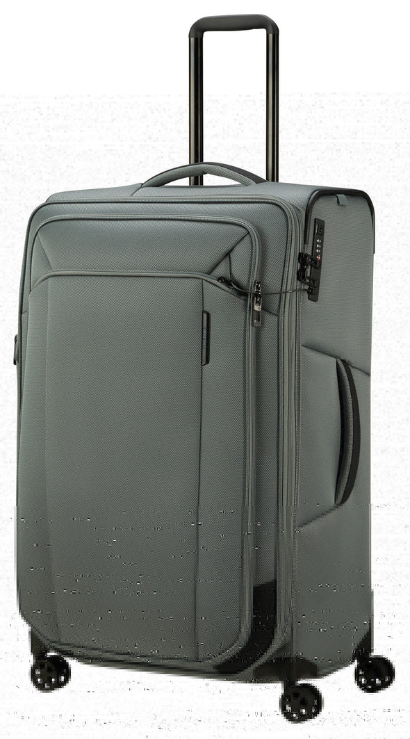 Troller Samsonite Respark gri cu 4 roti bagaj 43x67x29 xcm - LunaHome.ro