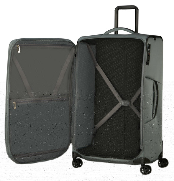 Troller Samsonite Respark gri cu 4 roti bagaj 43x67x29 xcm - LunaHome.ro