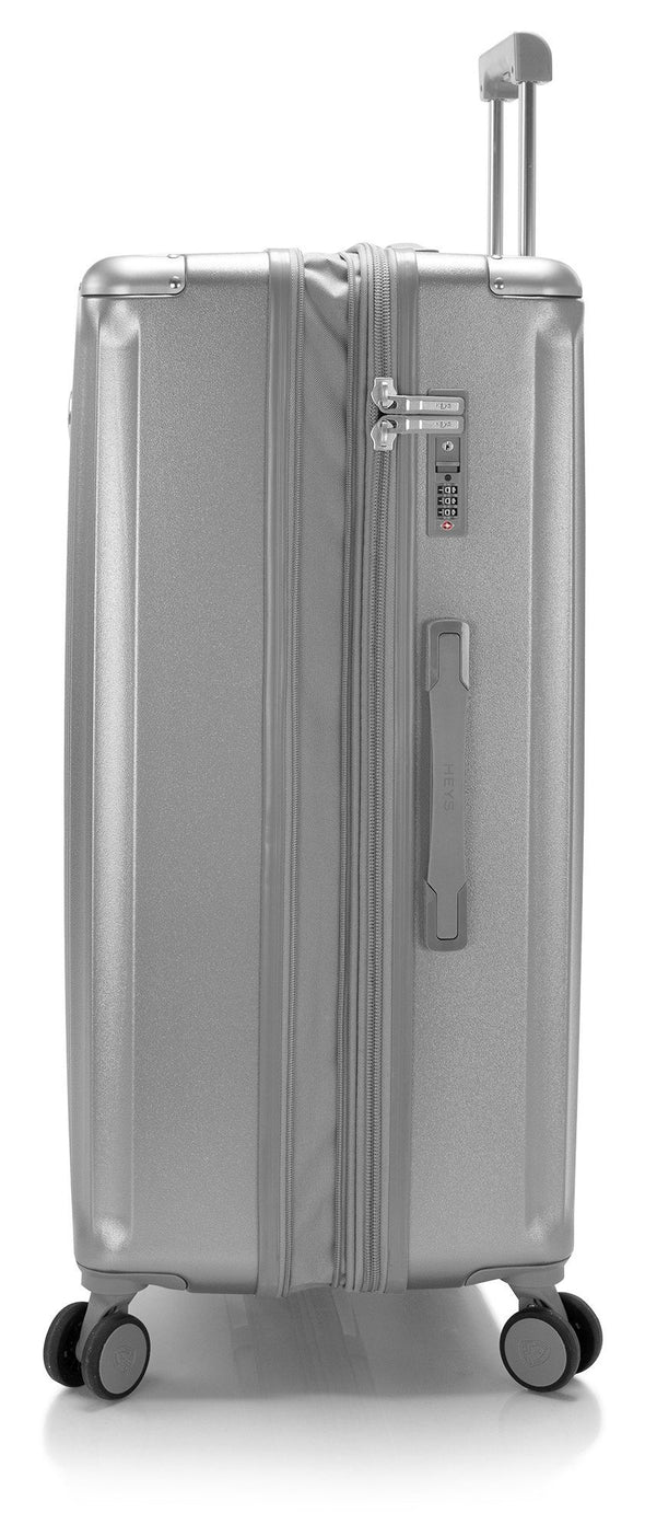 Troller argintiu Heys Luxe hard-case, bagaj de cală, 76 cm - LunaHome.ro