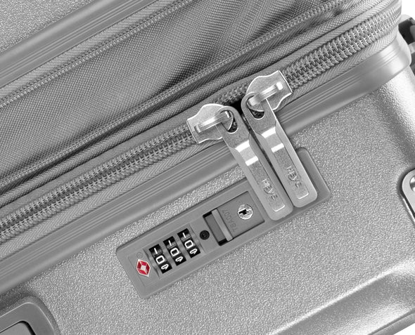 Troller argintiu Heys Luxe hard-case, bagaj de cală, 76 cm - LunaHome.ro