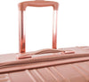Troller cu carcasa dura XTrak 76 cm cu 4 roti dublate, roz metalic - LunaHome.ro