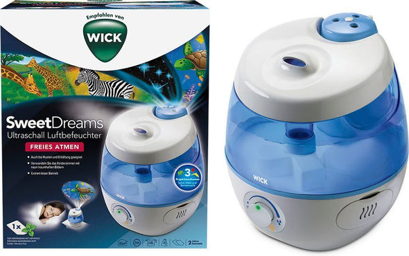 Umidificator 2-în-1 Wick SweetDreams cu proiecție de lumină - LunaHome.ro