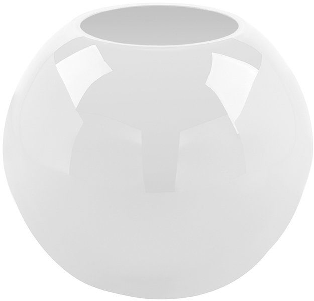 Vaza Fink ball MOON realizata manual din sticla opal solida - LunaHome.ro