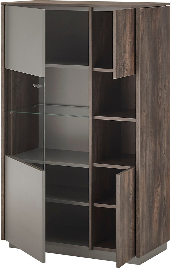 Vitrina Largo in 2 culori cu soft close 80 cm lățime - LunaHome.ro