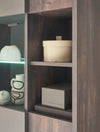 Vitrina Largo in 2 culori cu soft close 80 cm lățime - LunaHome.ro