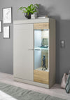 Vitrina Scara gri cu soft-close design modern 90 cm