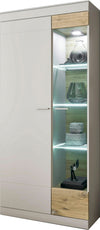 Vitrina Scara gri cu soft-close design modern 90 cm