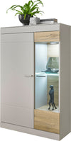 Vitrina Scara gri cu soft-close design modern 90 cm
