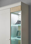 Vitrina Scara gri cu soft-close design modern 90 cm
