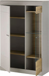 Vitrina Scara gri cu soft-close design modern 90 cm