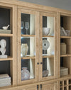 Vitrina bufet Cornwall in stil rustic cu suport de vinuri 193 cm - LunaHome.ro