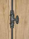 Vitrina bufet Cornwall in stil rustic cu suport de vinuri 193 cm - LunaHome.ro