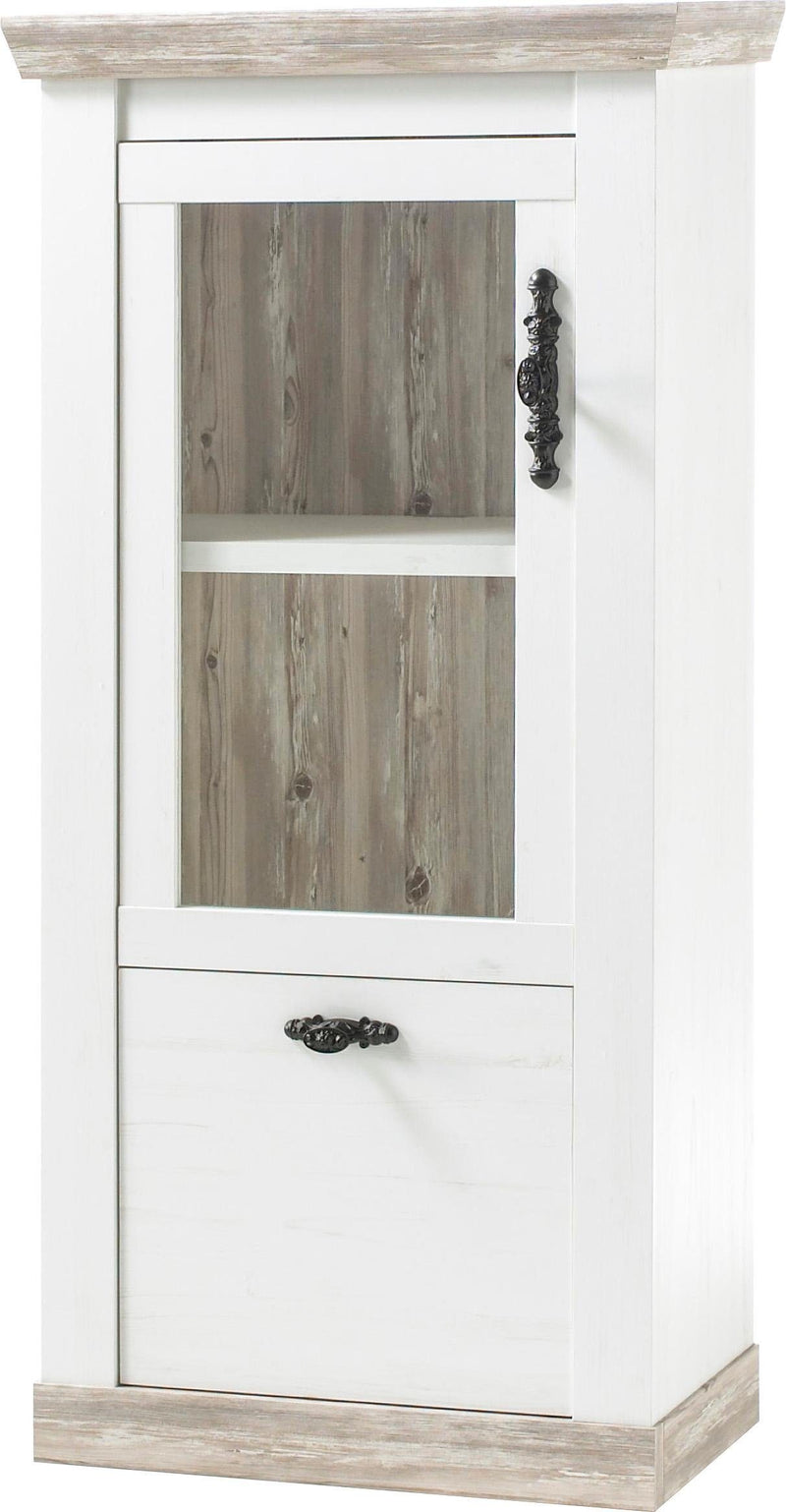 Vitrină joasă »Florenz« cu aspect romantic, lățime 71 cm - LunaHome.ro