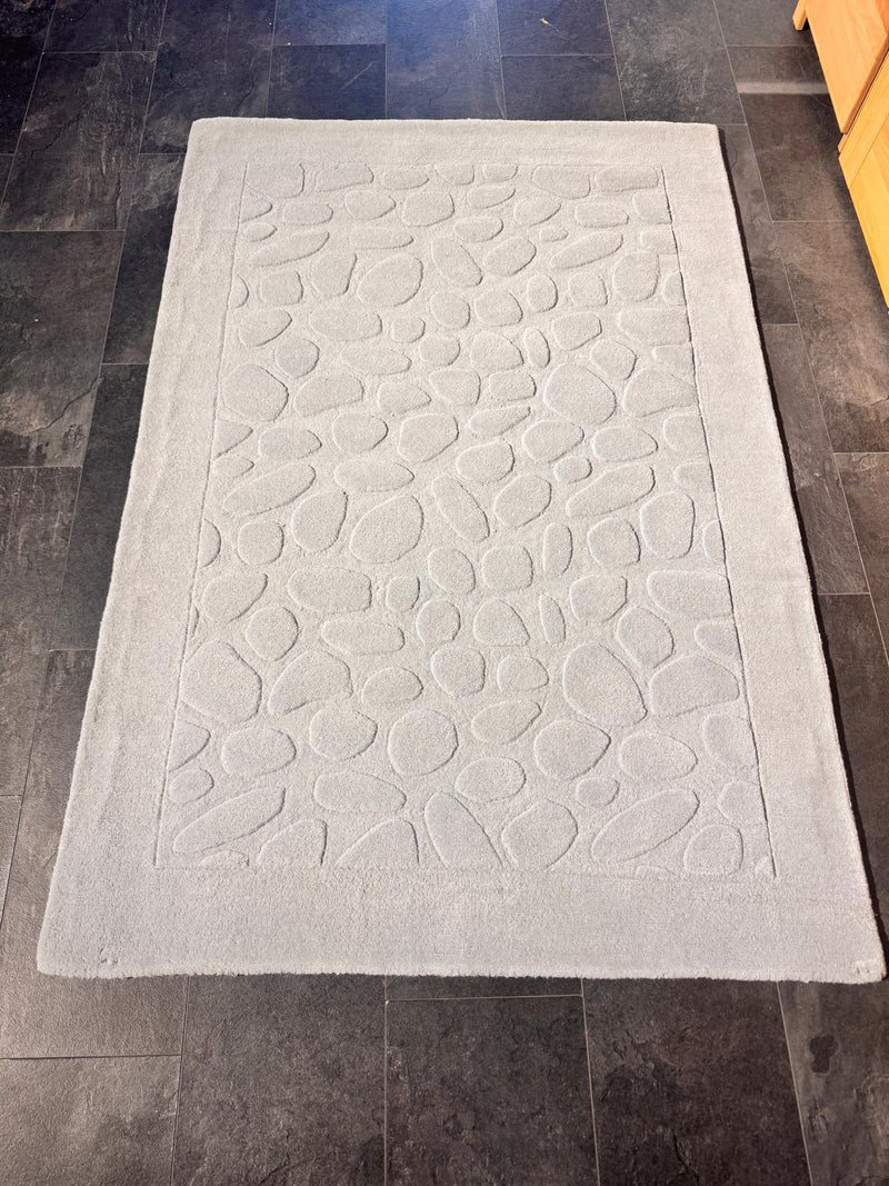 Covor »Stone Super« din lână pură albastru-gri 120x180 cm - LunaHome.ro