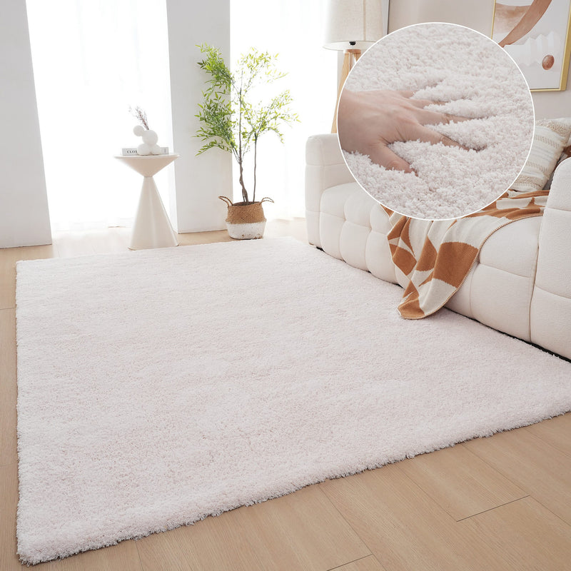 Covor Shaggy »Magong« foarte pufos si moale, crem 300x400 cm - LunaHome.ro
