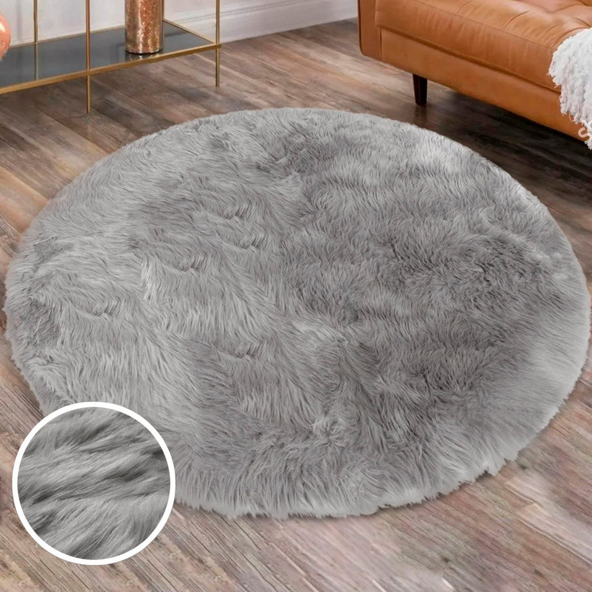Rotunda Rugs Blanita Valeria rotunda, gri