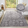 Covor Kylan cu model vintage elegant 3D gri 160x230 cm - LunaHome.ro