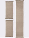 Set 3 covoare de dormitor Heine din bumbac taupe, 70 cm - LunaHome.ro