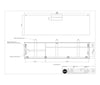 Comoda suspendata pentru Tv din MDF Vertiko HIFI 148 cm