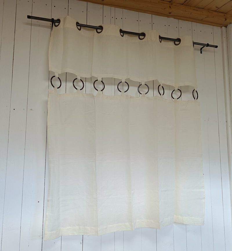 Draperie Sweet Heine rustic, crem - LunaHome.ro