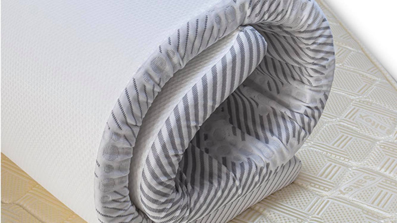 Topper de saltea cu husa detasabila, 140x200x5 cm - LunaHome.ro