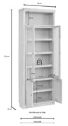 Vitrina Soeren 220 cm