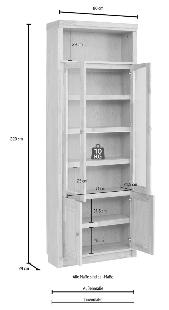 Vitrina Soeren 220 cm