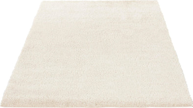 Covor alb Shaggy Cosima, 80x150 cm - LunaHome.ro