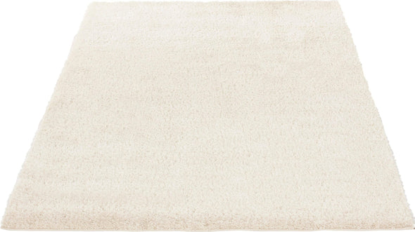 Covor alb Shaggy Cosima, 80x150 cm - LunaHome.ro