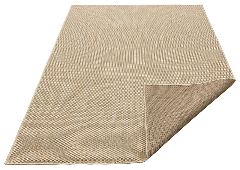 Covor Rhodos bej potrivit pentru interior și exterior, aspect de sisal 70x140 cm - LunaHome.ro