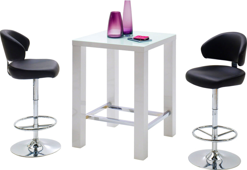 Masă de bar Jam MCA din PAL alb, 108 cm inaltime - LunaHome.ro