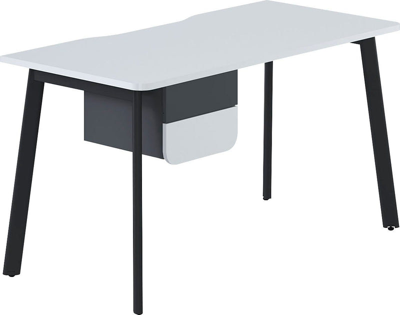 Birou Tes II, picioare metal