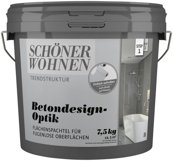 Vopsea texturata gri SCHÖNER WOHNEN