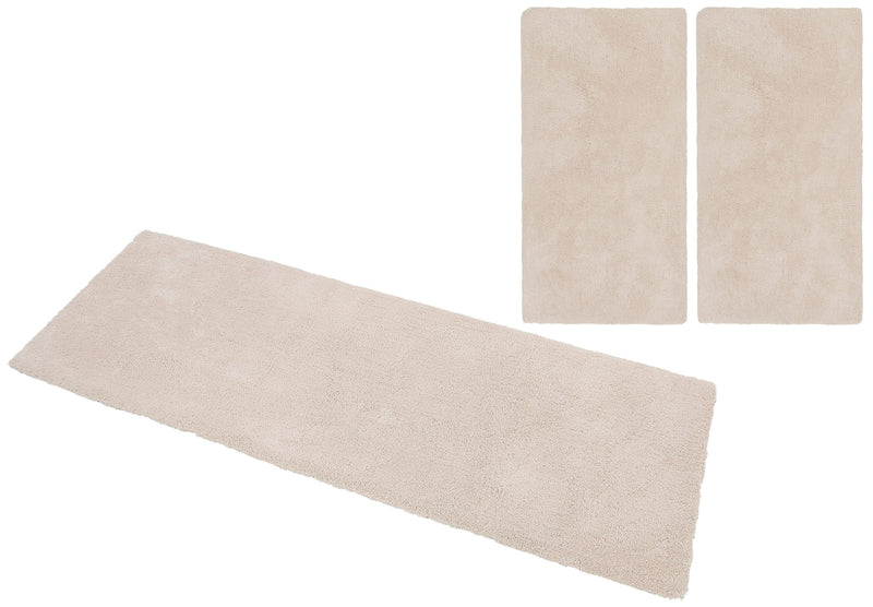 Set covoare dormitor Magong, bej (3 piese) - LunaHome.ro
