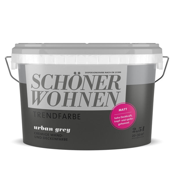 Vopsea perete SCHÖNER WOHNEN, Urban grey, 2,5l