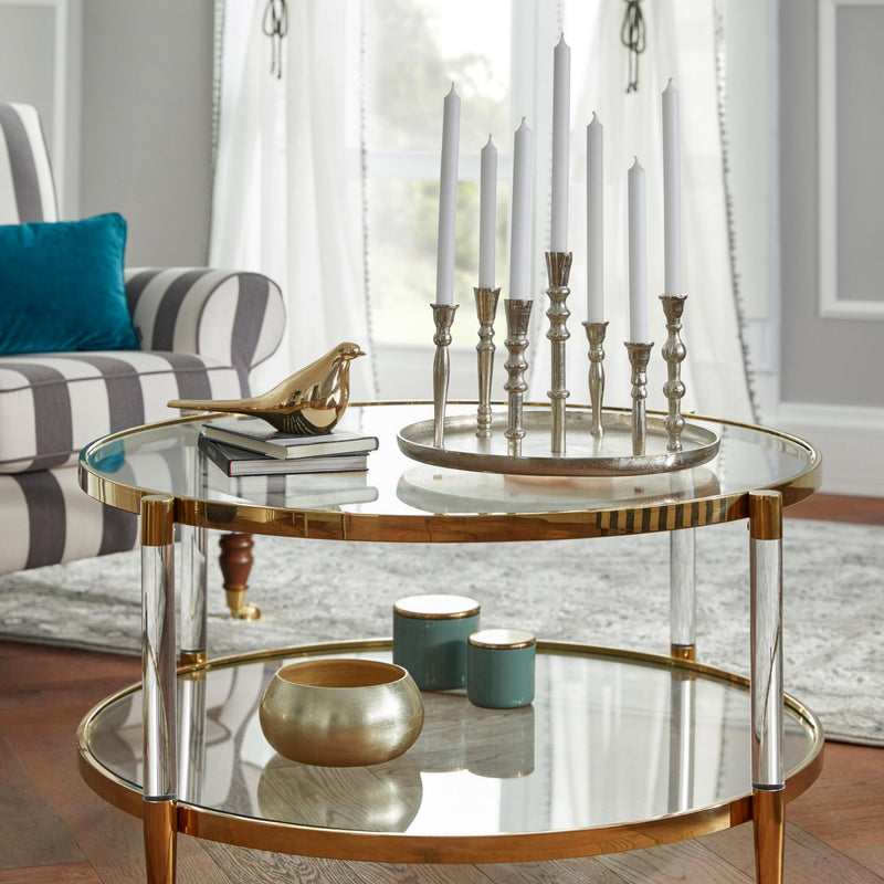 Masuta de cafea Ceadda cu design modern, 102 cm diametru - LunaHome.ro