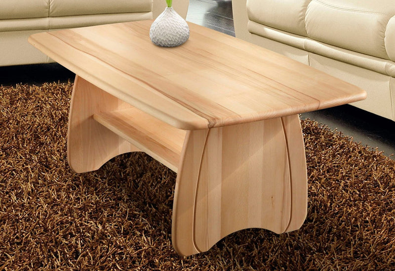 Masuta de cafea Pisa, din lemn de fag natur, 105x60 cm - LunaHome.ro