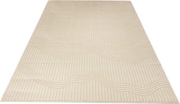 Covor Joris LeGer Home, cu model 3D crem, 80x150 cm - LunaHome.ro