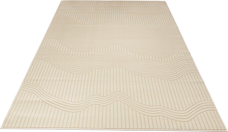 Covor Joris LeGer Home, cu model 3D crem, 80x150 cm - LunaHome.ro